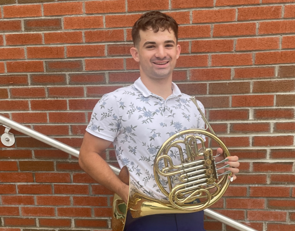 GCS senior Aidan Jones has been selected to perform with the 2022 NYSSMA Conference All-State Symphonic Band